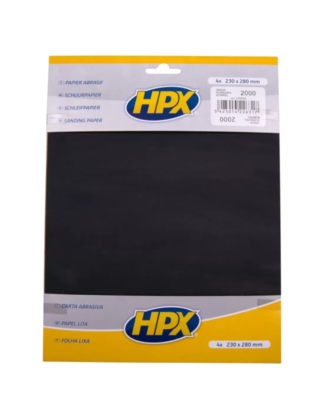 Tub Uitwerpselen betalen HPX Schuurpapier P-2000